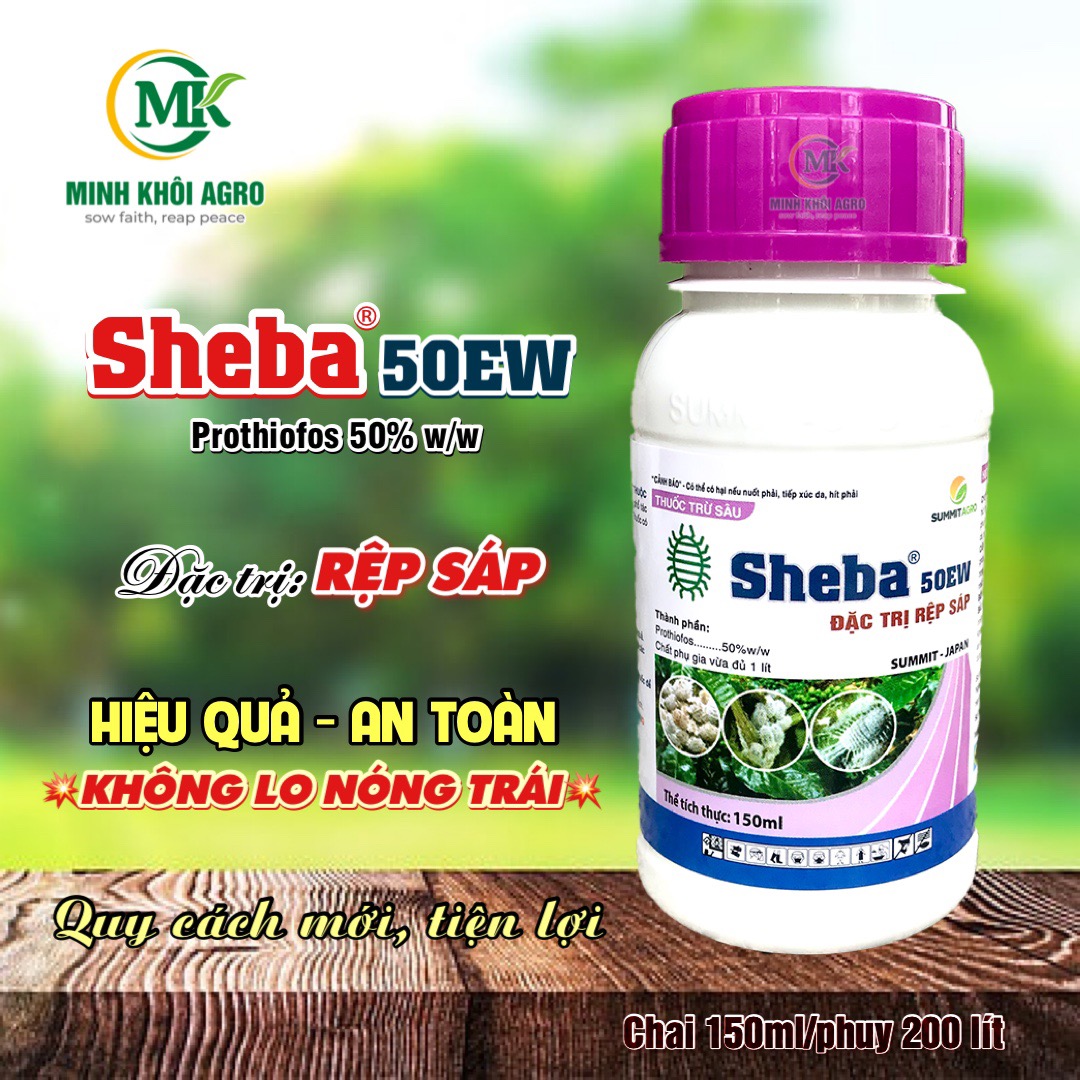 Thuốc đặc trị rệp sáp Sheba 50EW - Chai 150ml
